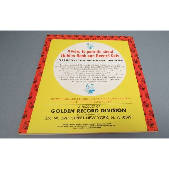 Baby's Mother Goose A Little Golden Read and Hear with 45 RPM Record 1948 - Picture 10 of 10
